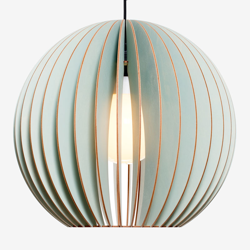 Lampe aus Holz modern AION - zeitlos Holz - XL und Pendelleuchte